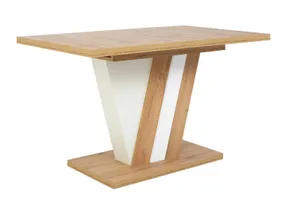BRW Розкладний стіл з дуба затар вотан/білий, дуб вотан/білий WOTAN/BIALY фото
