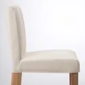 IKEA BERGMUND БЕРГМУНД, барний стілець зі спинкою, імітація. дуб / Халлар бежевий, 75 см 793.882.15 фото thumb №4