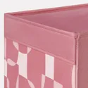 IKEA DRÖNA ДРЕНА, коробка, рожевий / білий, 33x38x33 см 205.666.48 фото thumb №2