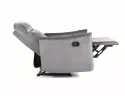 Кресло мягкое раскладное бархатное SIGNAL TRAVIS 1 Velvet, Bluvel 14 - серый фото thumb №4