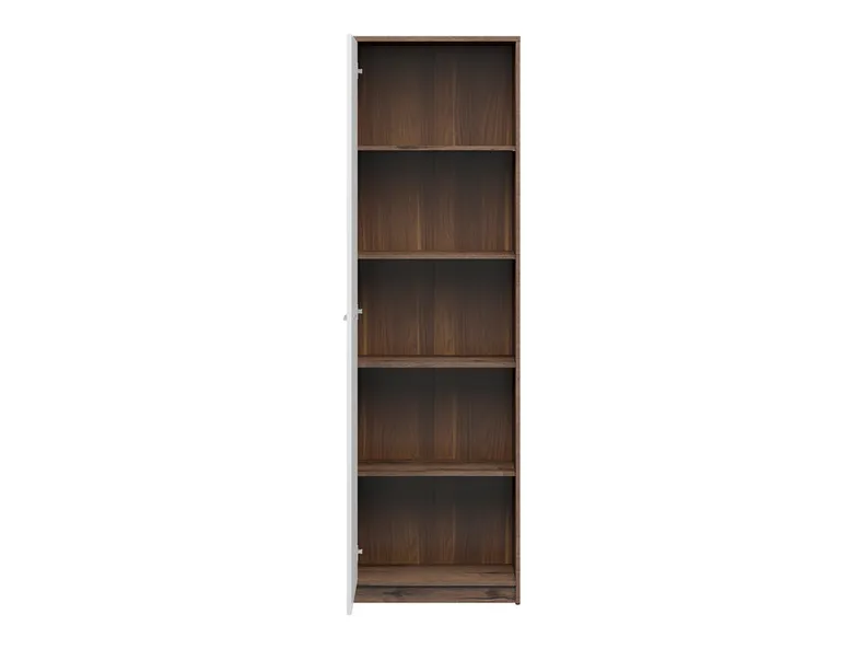 BRW Книжный шкаф Nepo Plus 60 см с дверью дуб монастырский/белый, монастырский дуб/белый REG1D-DMON/BI фото №3