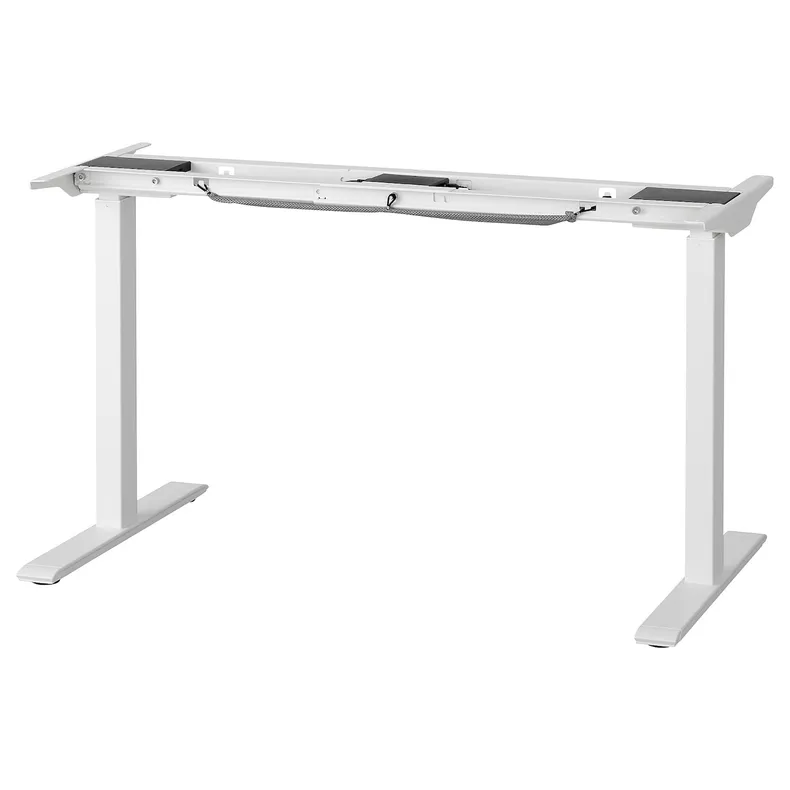 IKEA RODULF РОДУЛЬФ, регульована рама для стільниці, білий, 140x80 см 604.642.90 фото №1