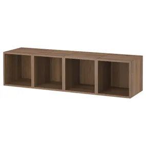 IKEA EKET ЭКЕТ, комбинация д/хранения, грецкий орех, 140x35x35 см 495.674.97 фото