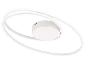 BRW Світлодіодний стельовий світильник Nia зі сталі білий 089660 фото