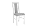 BRW Велюрове крісло Belia сіре/біле, Adel 6 Сірий/білий TXK_BELIA-TX098-1-TK_ADEL_6_GREY фото thumb №1
