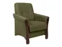 BRW Flora, крісло, Monoli 38 Зелений/горіх FO-FLORA-ES-G3_B949FE фото