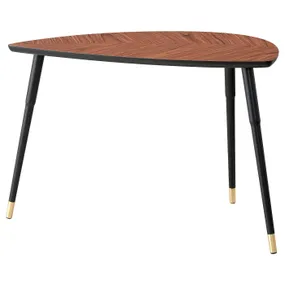 IKEA LÖVBACKEN ЛЁВБАККЕН, придиванный столик, классический коричневый, 77x39 см 802.701.25 фото