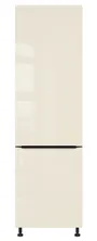 BRW Кухонный шкаф для встроенного холодильника Sole L6 60 см правый магнолия жемчуг, альпийский белый/жемчуг магнолии FM_DL_60/207_P/P-BAL/MAPE фото