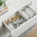 IKEA BESTÅ БЕСТО, модуль для зберігання із шухлядами, біла тополя Студсвікен / Стуббарп / біла тополя, 180x42x74 см 794.240.39 фото thumb №6