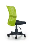 Крісло комп'ютерне офісне обертове HALMAR DINGO чорний, зелений фото thumb №2