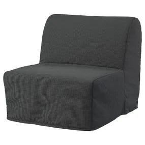 IKEA LYCKSELE MURBO ЛЮККСЕЛЕ МУРБУ, крісло-ліжко, Vansbro темно-сірий 493.870.00 фото