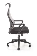 Крісло комп'ютерне офісне обертове HALMAR LORETO, сірий-чорний фото thumb №3