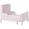 IKEA BUSUNGE БУСУНГЕ, розсувне ліжко, блідо-рожевий, 80x200 см 902.290.17 фото thumb №1