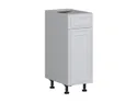 BRW Нижний кухонный шкаф Verdi 30 см левый с выдвижным ящиком светло-серый матовый, греноловый серый/светло-серый матовый FL_D1S_30/82_L/SMB-SZG/JSZM фото thumb №2