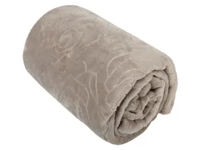 BRW Rosa, серое фланелевое одеяло 200x180 072124 фото