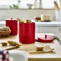 IKEA VINTERFINT, банка з кришкою, Темно-червоний. 905.809.81 фото thumb №2