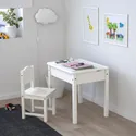 IKEA SUNDVIK СУНДВІК, дитячий письмовий стіл, білий, 60x45 см 402.017.37 фото thumb №3