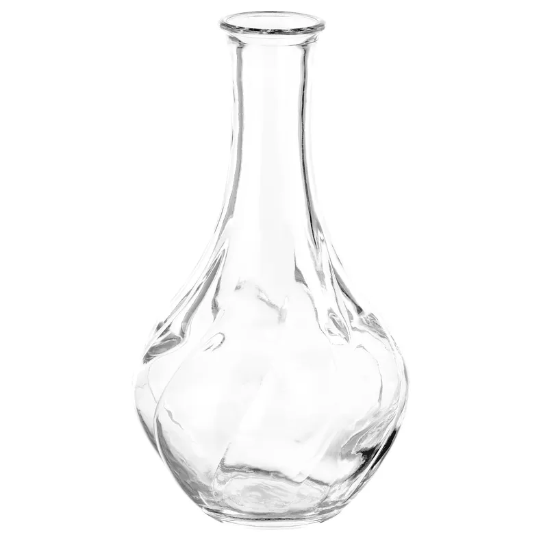 IKEA VILJESTARK ВИЛЬЕСТАРК, ваза, прозрачное стекло, 17 см 003.385.77 фото №1