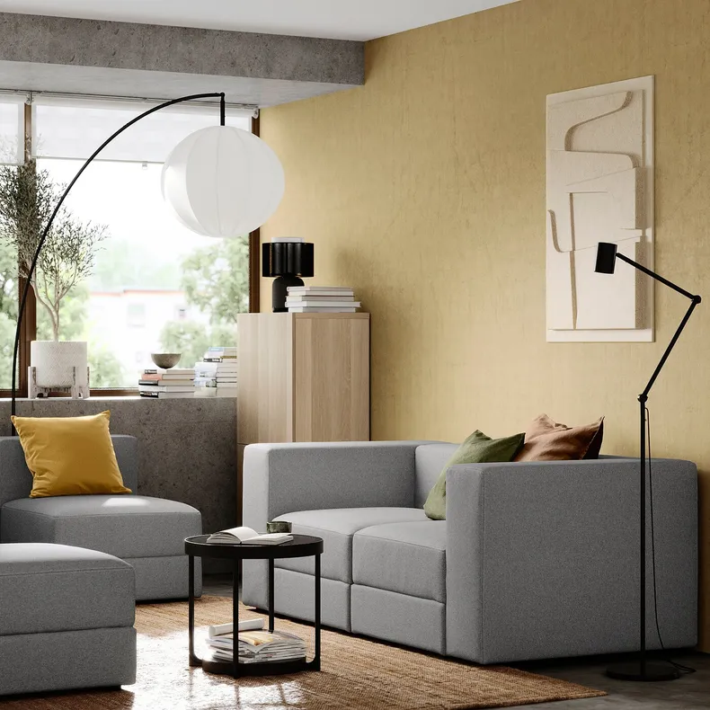 IKEA JÄTTEBO ЭТТЕБО, 2-местный модульный диван, Тонеруд серый 694.695.04 фото №2