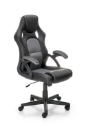 Кресло компьютерное HALMAR BERKEL, черный/серый фото thumb №1