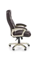 Кресло компьютерное офисное вращающееся HALMAR DESMOND, темно-коричневый фото thumb №1