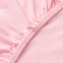 IKEA LEN ЛЕН, простирадло на резинці, рожевий, 80x130 см 304.652.91 фото thumb №4