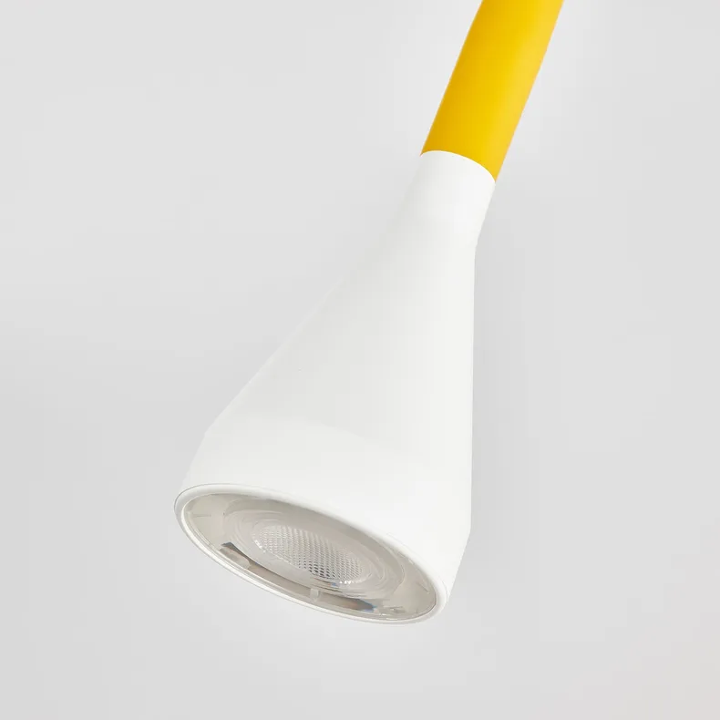 IKEA NÄVLINGE НЭВЛИНГЕ, светодиодная настольная лампа, Желтый/белый 805.747.11 фото №5