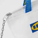 IKEA KNÖLIG КНЕЛІГ, кільце для ключів, маленька біла, 9x7 см 006.007.47 фото thumb №3