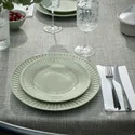 IKEA STRIMMIG СТРИММИГ, тарелка, Керамогранит бледно-серо-зеленого цвета, 27 см 505.676.70 фото thumb №4