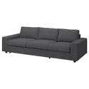 IKEA VIMLE ВІМЛЕ, 3-місний диван-ліжко, з широкими підлокітниками / ХАЛЛАРП сірий 195.370.96 фото thumb №2