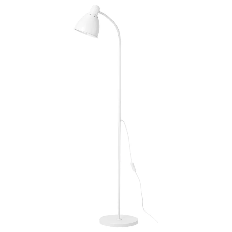 IKEA LERSTA ЛЕРСТА, светильник напольный / для чтения, белый 204.287.89 фото №1