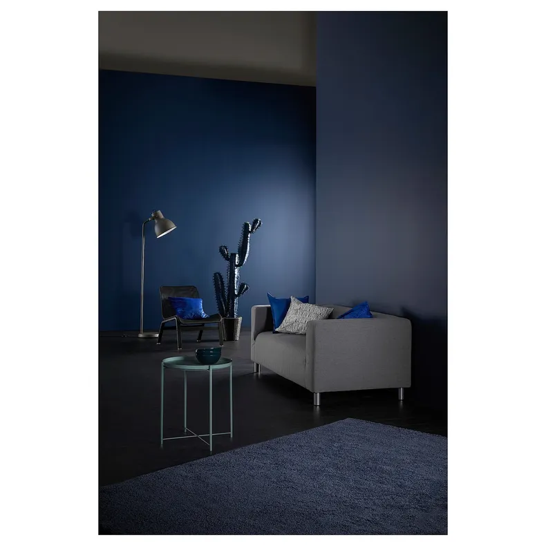 IKEA KLIPPAN КЛІППАН, 2-місний диван, ВІССЛЕ сірий 790.106.14 фото №5