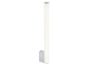 BRW Настінний світлодіодний світильник для ванної Ice Tube M з пластику сріблясто-білого кольору 083951 фото