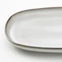 IKEA GLADELIG ГЛАДЕЛИГ, тарелка, серый, 20x13 см 104.705.66 фото thumb №4