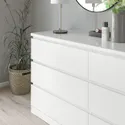 IKEA MALM МАЛЬМ, стеклянная столешница, белый, 160x48 см 704.299.70 фото thumb №3