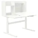 IKEA BERGLÄRKA БЕРГЛЕРКА, письмовий стіл, білий/нахил, 100x70 см 795.664.82 фото thumb №1