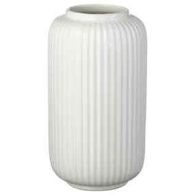 IKEA STILREN СТІЛЬРЕН, ваза, білий, 22 см 104.420.45 фото