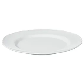 IKEA UPPLAGA УППЛАГА, тарелка, белый, 28 см 104.247.01 фото