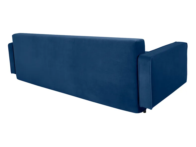 BRW Трехместный диван-кровать Bloom с велюровым хранилищем, темно-синий, Соло 263 синий SO3-BLOOM-LX_3DL-G1_B87958 фото №4