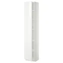 IKEA METOD МЕТОД, высокий шкаф с полками, белый / Рингхульт белый, 40x37x200 см 294.645.08 фото thumb №1