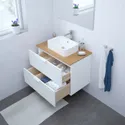 IKEA GODMORGON ГОДМОРГОН, шафа під раковину із 2 шухлядами, білий, 80x47x58 см 002.811.04 фото thumb №2