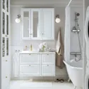 IKEA TÄNNFORSEN ТЕННФОРСЕН, навісна шафа з дверцятами, білий, 40x15x95 см 505.351.08 фото thumb №2