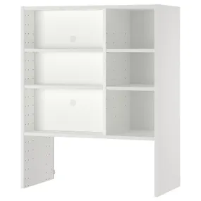 IKEA METOD МЕТОД, карк навісн шафи д / вбудов витяжки, білий, 80x37x100 см 005.476.46 фото