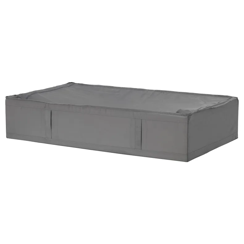 IKEA SKUBB СКУББ, коробка для зберігання, темно-сірий, 93x55x19 см 604.000.00 фото №1