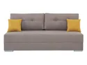 BRW тримісний диван Dona розкладний з ящиком для зберігання велюровий бежевий, Asti 8 Yellow/Asti 3 Taupe SO3-DONA-LX_3DL-G2_BA4385 фото thumb №1