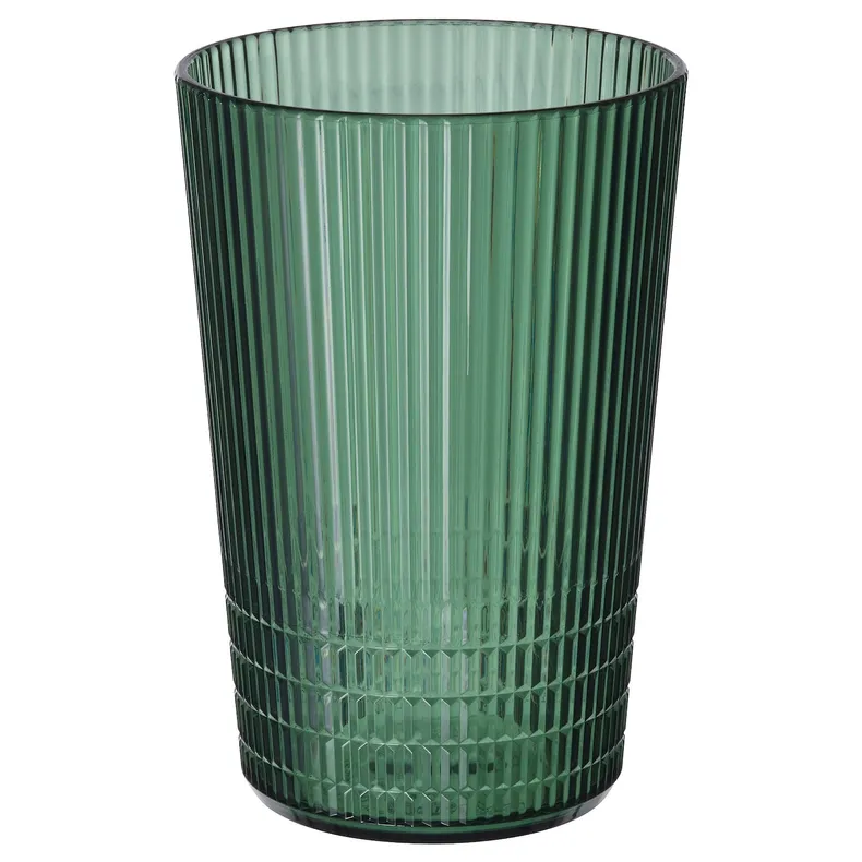 IKEA KALLSINNIG КЭЛЛЬСИННИГ, стакан, зелёный пластик, 38 кл 205.710.51 фото №1