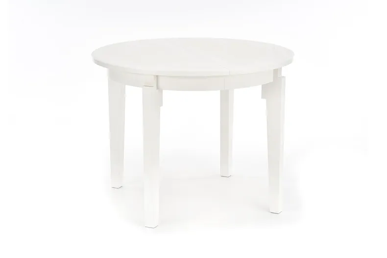 Обідній стіл розкладний HALMAR SORBUS 100-200x100 см, білий фото №1