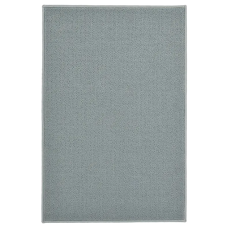 IKEA FINTSEN ФІНСТЕН, килимок для ванної кімнати, сірий, 40x60 см 005.097.86 фото №1
