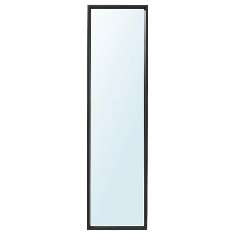 IKEA NISSEDAL НИССЕДАЛЬ, зеркало, черный, 40x150 см 303.203.21 фото №1