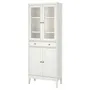 IKEA IDANÄS ИДАНЭС, высокий шкаф с дверцами и 1 ящиком, белый, 81x39x211 см 104.878.40 фото